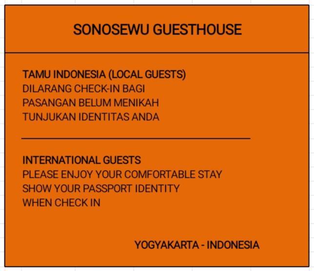 Sonosewu Guesthouse Yogyakarta Kültér fotó